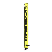 Surface  Buoy Scuba Diving with Rotatable Hook Sausage Signal Tube SMB Inflatable Nozzle Floating Accessory Red