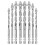 8PCS Drill Bits, Multifunctional Wear-Resistant Masonry Drill Bit, Four-Flute Sawtooth Eccentric Drill Bit 1