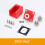 2Pcs 300A Copper Lithium Battery Terminal Connector  Storage Terminal Battery Connector Adapter Through Wall 6