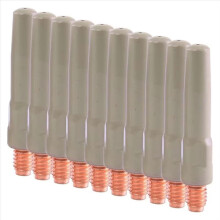 10pcs Non-Stick Coating Welding Tips Welding Torch Accessory for 15AK Coated Welding Nozzles MIG Welding Torch Coating B