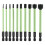 10PCS Magnetic Hex  Hex Wrench Drill Bits Set 1/4inch Hex Shank 2 Alloy Steel Hex  Bits Tools 1