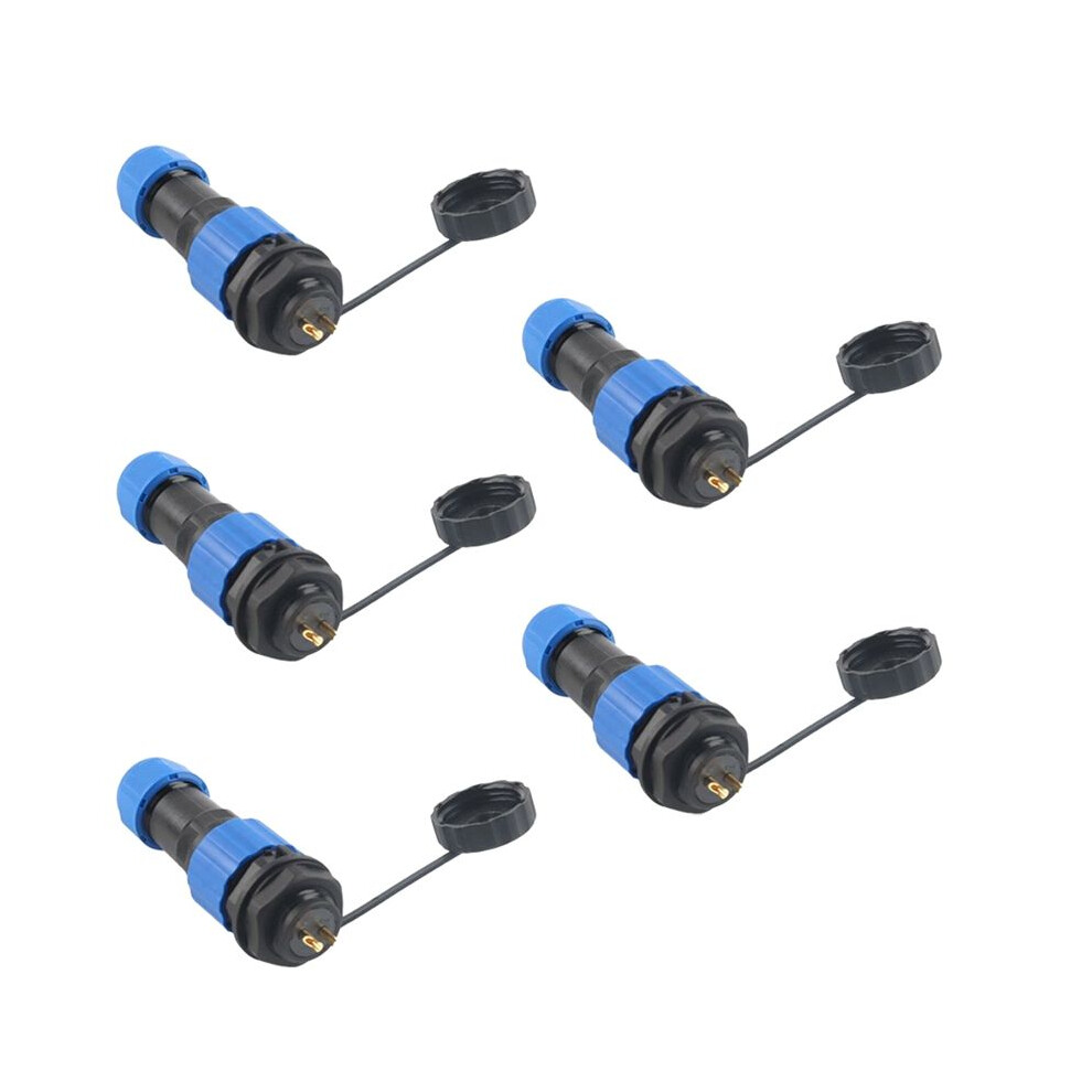 Ip68 Waterproof Aviation Plug Socket Nut Plug Socket Sp16 2-Core Terminal Block 5 Pieces 6032368584155