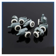 Shower Door Rollers 8pcs 23mm Set Smooth Sliding Low Noise Easy Replacement Kit for Frameless Doors