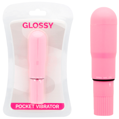 GLOSSY - POCKET VIBRATOR PINK 2
