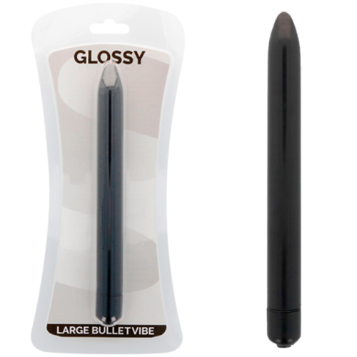 GLOSSY - SLIM VIBRATOR BLACK 1