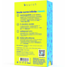 swish G-punktsvibrator Bcute Curve Classic Gul