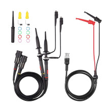 P2200 Oscilloskopsond med TillbehöRssats 200MHz Oscilloskop Clip Probes 1X 10X med BNC Grabber Testledning