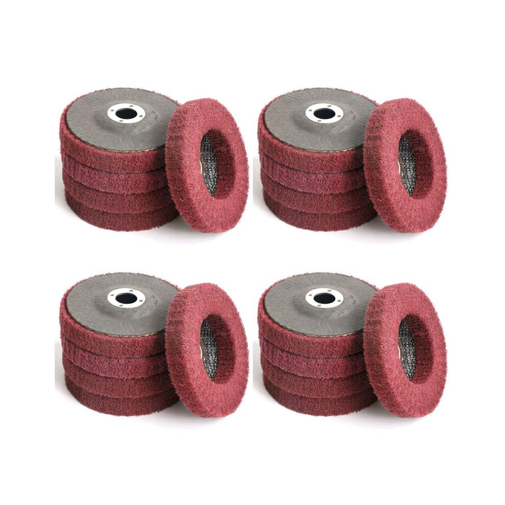 20Pcs 4 Inch Nylon Fiber Flap Disc Polishing Grinding Wheel,Scouring Pad Buffing Wheel For Angle Grinder 4711422118971