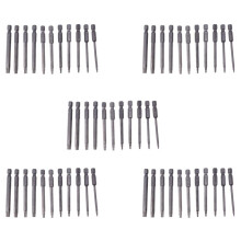55Pcs 75mm Magnetic S2 Steel Screwdriver Bits Hex Torx T6/T7/T8/T9/T10/T15/T20/T25/T27/T30/T40