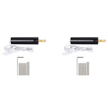 2Set 0.7-1.2mm Micro-Electric Hand Drill Set for Resin,Electric Drill for Jewelry Making Electrical Pin Vise Kit