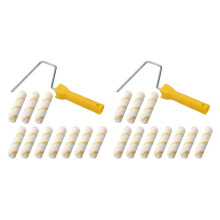 22 Piece 6 Inch Foam Roller Brushes Kit Paint Roller Refills Paint Roller Covers Home Repair Paint Roller Kits