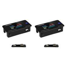 2X KEWEISI 0-200V Voltmeter Amperemeter KWS Leistung Messgerät LED Digitales Wattmeter Strom Zähler, 50A
