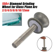 2X Diamond Grinding Wheel Grinding Wheel for Glass Airplane Straight Chamfer 6mm Shank(5mm)
