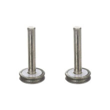 2X Diamant Slijpschijf Slijpschijf voor Glazen Vliegtuig Rechte Rand Afschuining 6mm Schacht (2mm)