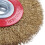 3X Roda de Escova de Arame para Polimento de Moedor de Bancada + Anéis Adaptadores Redutores, 5 Polegadas 125 mm 5