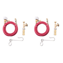 2X per Mapp Gas Turbo Torch Idraulico Turbo Torch Con Tubo Flessibile per Kit di Saldatura Propano Un Saldare