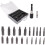 Damaged Screw Extractor Set,44 PCS Stripped Screw Extractor Kit, HSS Broken Screw Remover Set with Bit & Socket Adapter 4