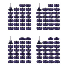 100 Uds 2 Pulgadas 50 mm de Cambio Rápido Fácil de Tirar Y Limpiar Discos Morados para La Preparación de La Superficie de Eliminación de óxido de