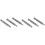6Pcs 50mm 1/4 Inch Hex Square Bits Square  Screwdriver Bits S2 Alloy Steel Magnetic Screwdriver Bits Set Hand Tools 1