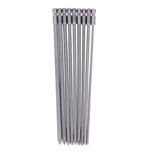 18Pcs 1/4 Inch 200mm Ph1 Ph2 Phillips Magnetic Long Hex   Screwdriver Bits S2 Electric Drill Power Driver Tools 1