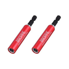 2X BROPPE CR-V 80mm Adjustable Screwdriver Bit Extension Rod 1/4 Inch Hex Shank Quick Connect