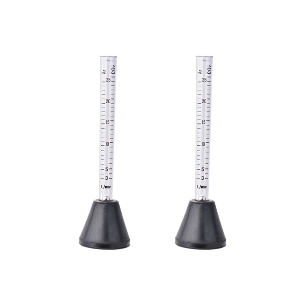 2X Argon Co2 Gas Flow Meter Peashooter Scale Tester Measure For Mig Tig Welding W315 6031949305400