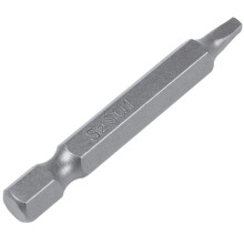 6Pcs 50mm 1/4 Inch Hex Square Bits Square  Screwdriver Bits S2 Alloy Steel Magnetic Screwdriver Bits Set Hand Tools