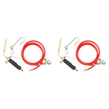 2X Brazing Welding Hose Torch MAPP Propane Soldering Torch with 1.6M Hose