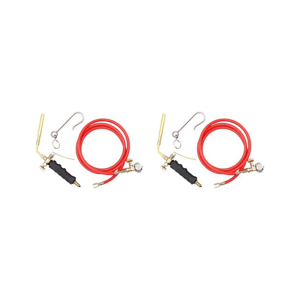 2X Brazing Welding Hose Torch Mapp Propane Soldering Torch With 1.6M Hose 6034236405814