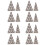 160Pcs P80 Plasma Torche Consommable Découpe CNC 80A P80 Plasma Torch Pointe ÉLectrode Buse 1