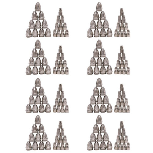 160Pcs P80 Plasma Torche Consommable Découpe CNC 80A P80 Plasma Torch Pointe ÉLectrode Buse