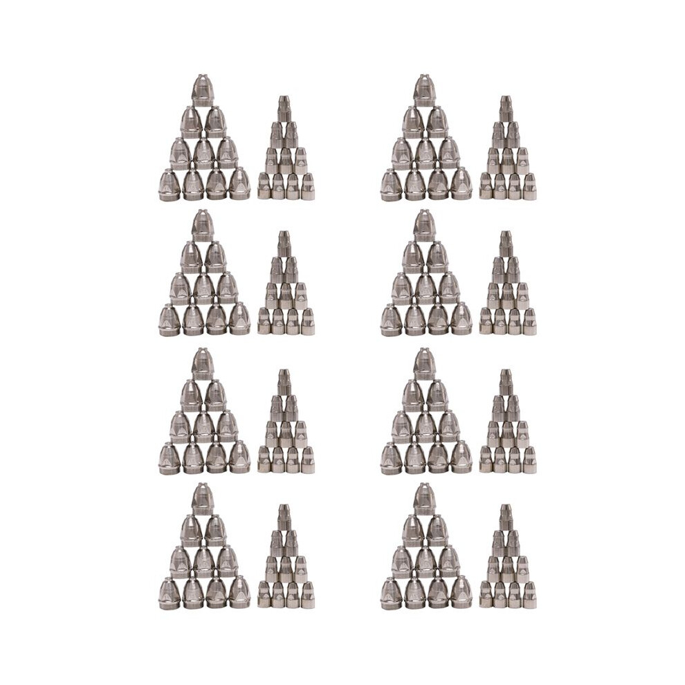160Pcs P80 Plasma Cutting Torch Consumable Cutting Cnc 80A P80 Plasma Torch Tip Electrode Nozzle 4713140800213