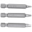 6Pcs 50mm 1/4 Inch Hex Square Bits Square  Screwdriver Bits S2 Alloy Steel Magnetic Screwdriver Bits Set Hand Tools 3