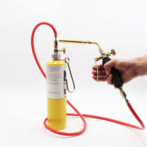 2X Brazing Welding Hose Torch MAPP Propane Soldering Torch with 1.6M Hose 2