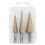 Step Drill Bit 6Pcs Hss Step Drill Bit Set Cone Hole Cutter Taper Metric Nitriding Hex Core Drill Bits Gold 3