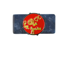 (One Size, Blue/Orange) The Beatles Love Drum Money Clip