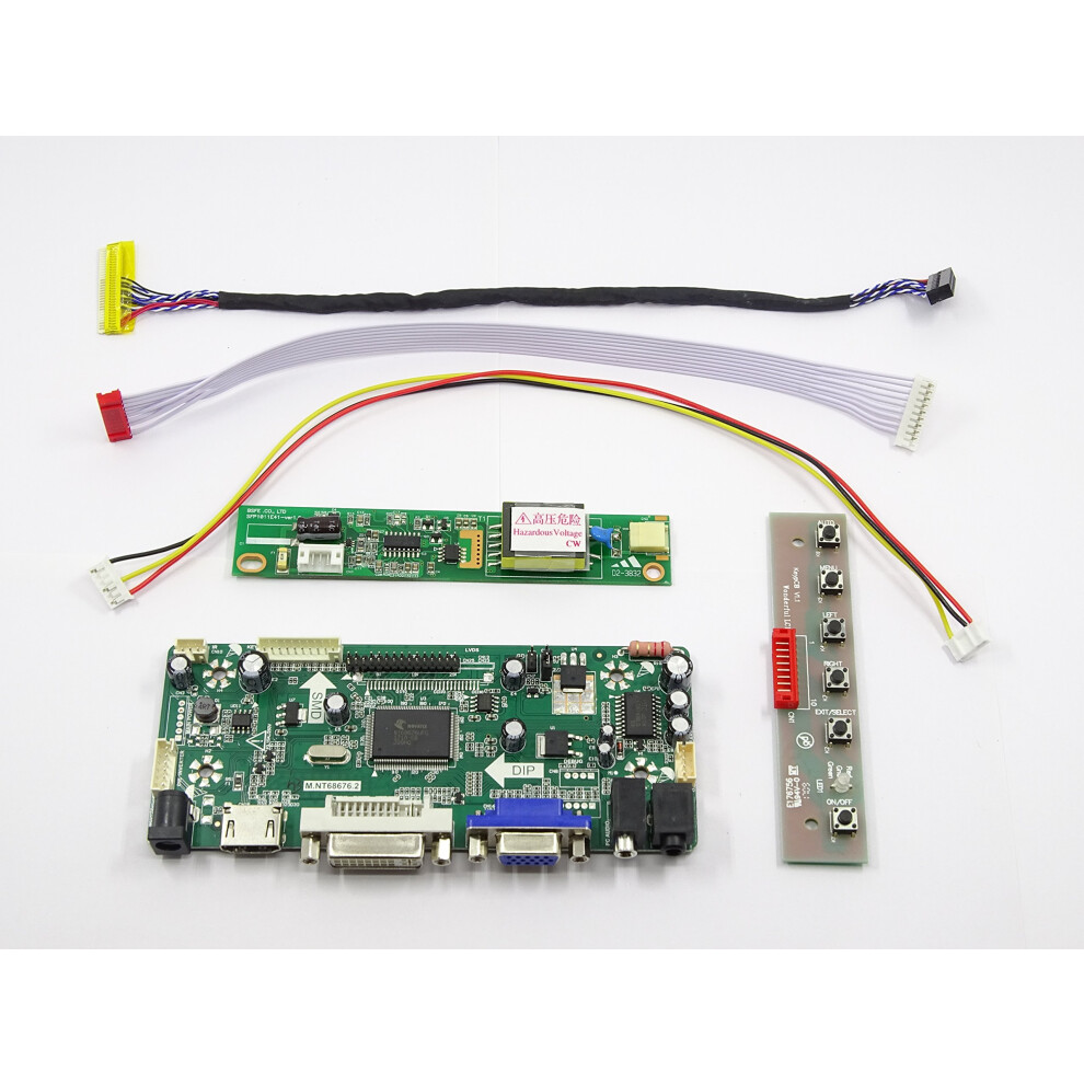 Lcd Controller Board Kit For Lp141x13(B1) 14.1' Lcd, Hdmi Dvi Vga Inputs, 1024X768 Resolution 9092120833829