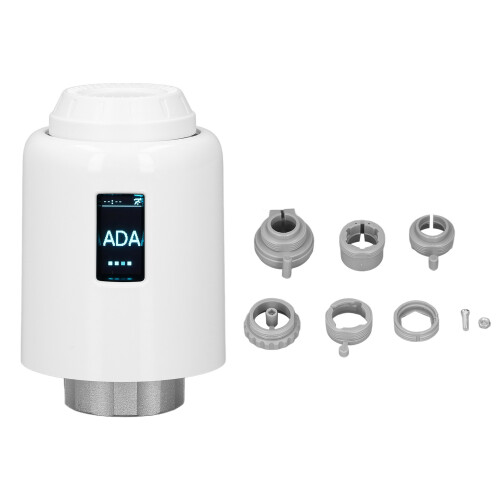 Válvula termostática programable Termostato inteligente para radiador Múltiples modos Modo automático Ajuste digital de temperatura Compatible