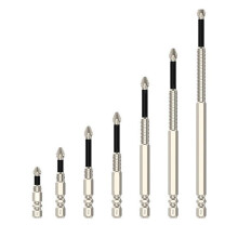 Uppgraderad Halkfri PH2 Slagskruvmejselsats med Magnetisk Phillips-Skruvmejselverktyg 25-150 mm Halkfria Bits