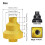 2pcs Diamond Core Drill Bit,20-35-50mm Chamfer Multi-Layer Conical Hole Opener,Diamond Step Drill Bit with Shank M10 8