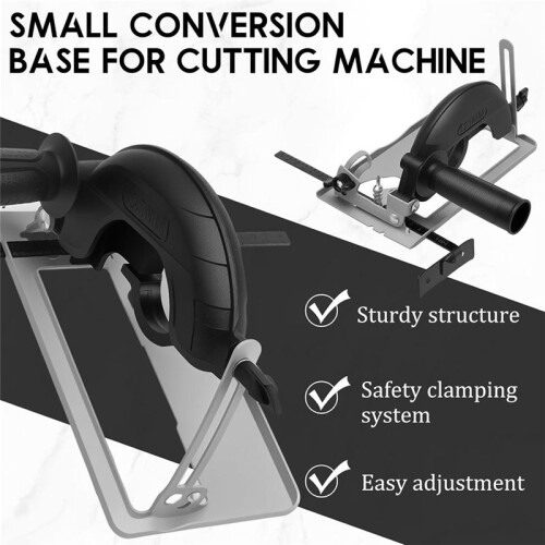Angle Grinder Stand, 45 Adjustable Angle Grinder Holder Accessories Cover, 0-40mm Cutting Depth, Cutting Bracket 1