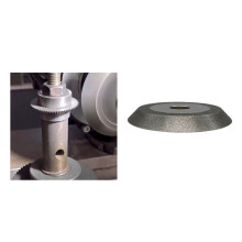 Diamantslipskiva, Avfasad Slipskiva, Elektroplätering, 100 mm Diameter, 20 Inre Hål, 45 Grader, 200 Mesh