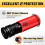 21mm 1/2inch Drive Wheel Protector Impact Socket, Non-Marring Lug Nut Thin Wall Deep Socket Set 2
