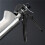Mortar Gun Set Pointing Grouting Gun Sprayer Brick Cement Tile Tool for Brick Paving Replaceable Nozzle W/ 2 Nozzles 2