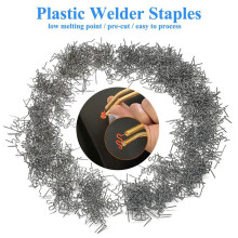 1400 Plastic Staples,Plastic Welding Staples,0.6 0.8mm Wave Hot Staples Welding Supplies for Plastic