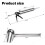 Mortar Gun Set Pointing Grouting Gun Sprayer Brick Cement Tile Tool for Brick Paving Replaceable Nozzle W/ 2 Nozzles 9