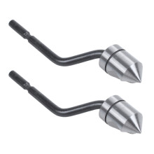 2X BC1041 10.4mm Dia Cranked Countersink Deburring Tool for Metal Plastic