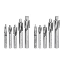 10Pcs HSS Counterbore End Mill M3-M8 Slotting Tool Milling Cutter Countersink End Mills