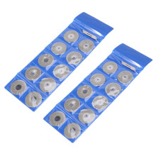 20 Stuecke Zubehoer 35mm Diamant Trennscheibe fuer Metall Schleifscheibe Scheibe Kreissaege fuer Bohrer Drehwerkzeug