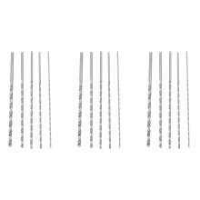 15PCS Extra Long High-Speed Steel Drill Bit Sets Straight Shank Twist Drill Bit Tool 2-5mm for Wood